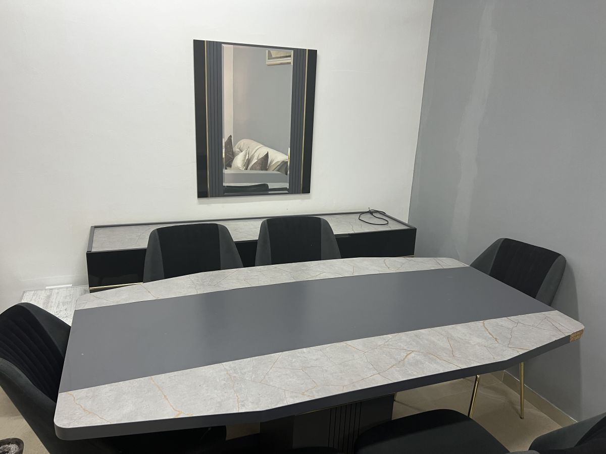 Ensemble salle à manger + meuble TV - Style et confort assurés !