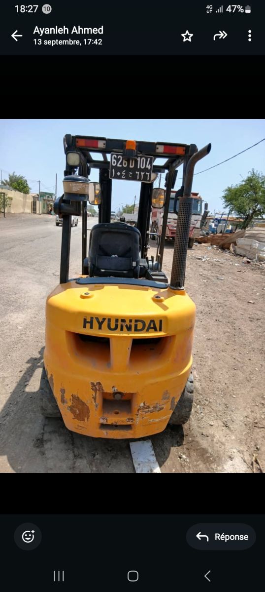 Recherche camion Forclif 16 tonnes à louer, état neuf, prix négociable