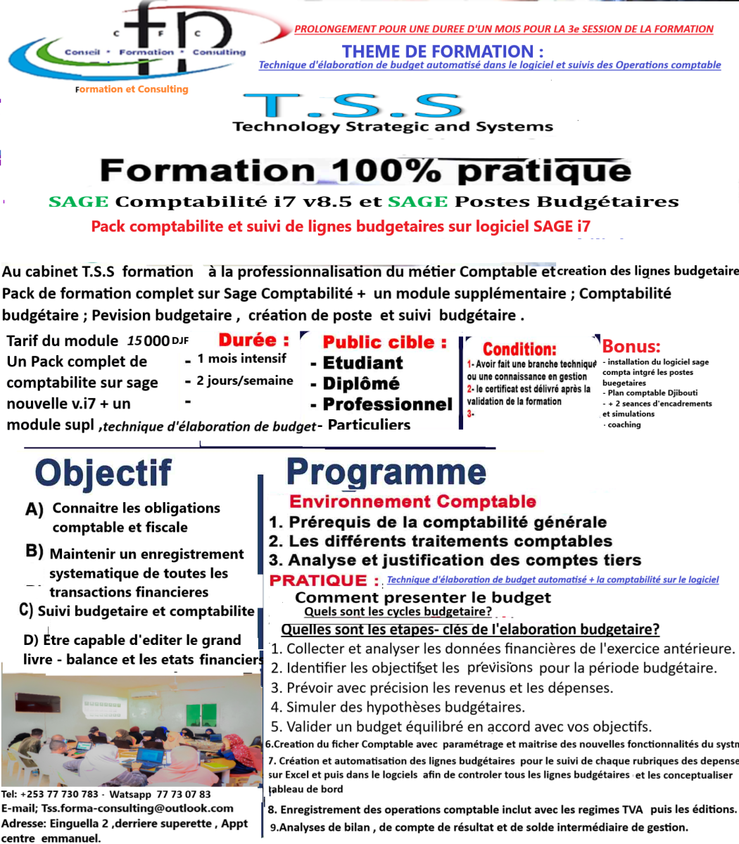 Formation Sage i7 : Élaboration de budget automatisé – 3e session