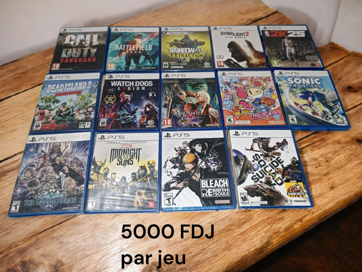 Jeux Playstation 5 en excellent état