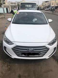 Location Hyundai Avante 2017 à Djibouti, automatique, gasoil, climatisée