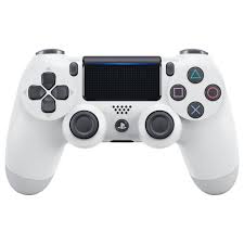 Manette PS4 blanche et noire, en excellent état