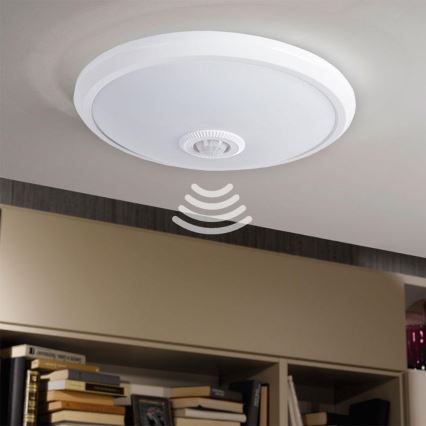 Plafonnier détecteur de mouvement IP20 14W LED Blanc naturel
