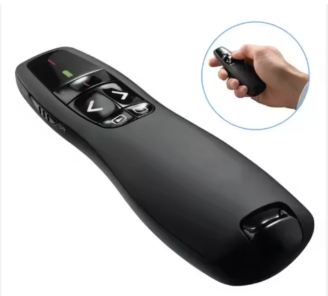 Télécommande sans fil 2.4Ghz avec pointeur laser et souris pour présentations