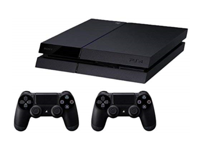 PS4 avec jeux EA Foot 2025, GTA V et F1