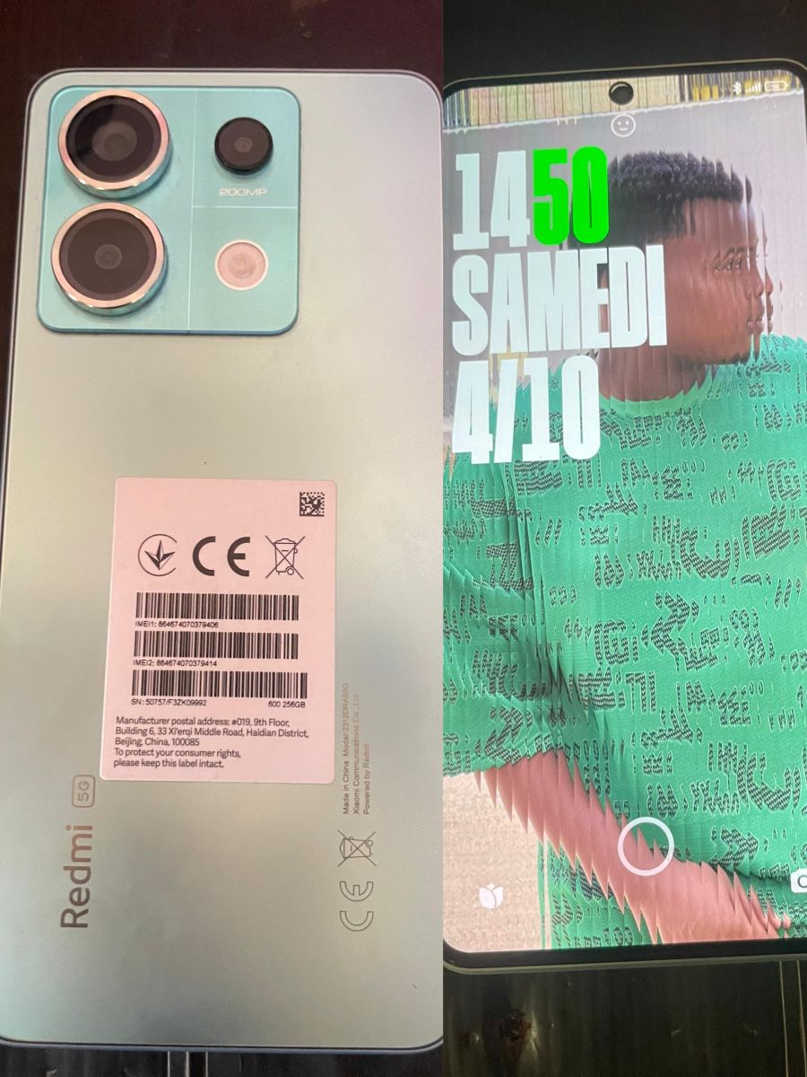 Redmi Note 13 Pro 5G 256GB 16GB RAM, comme neuf