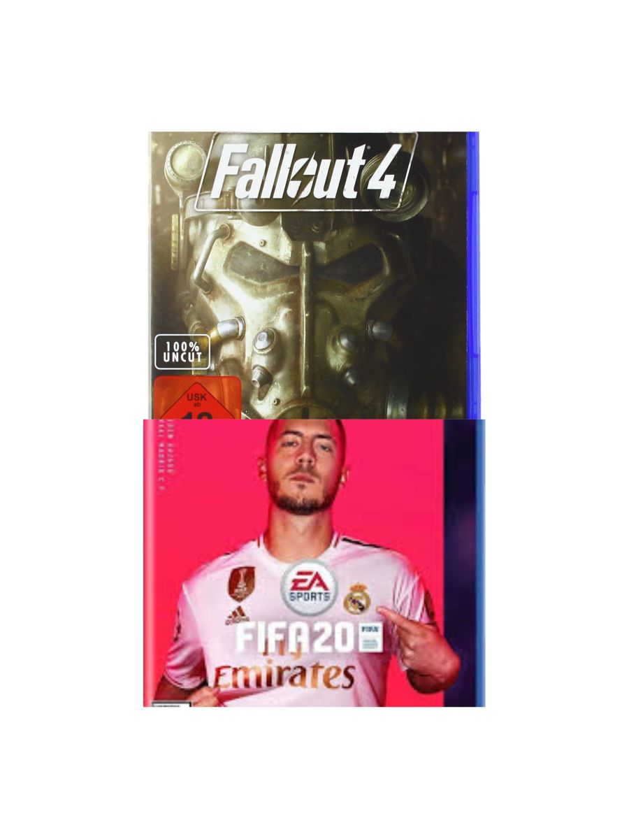 Vente combiné de 2 jeux PS4 Fallout 4 et FIFA 20 - En parfait état