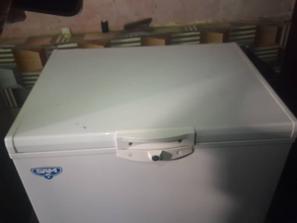 Réfrigérateur-congélateur quasi-neuf, capacité élevée et design moderne