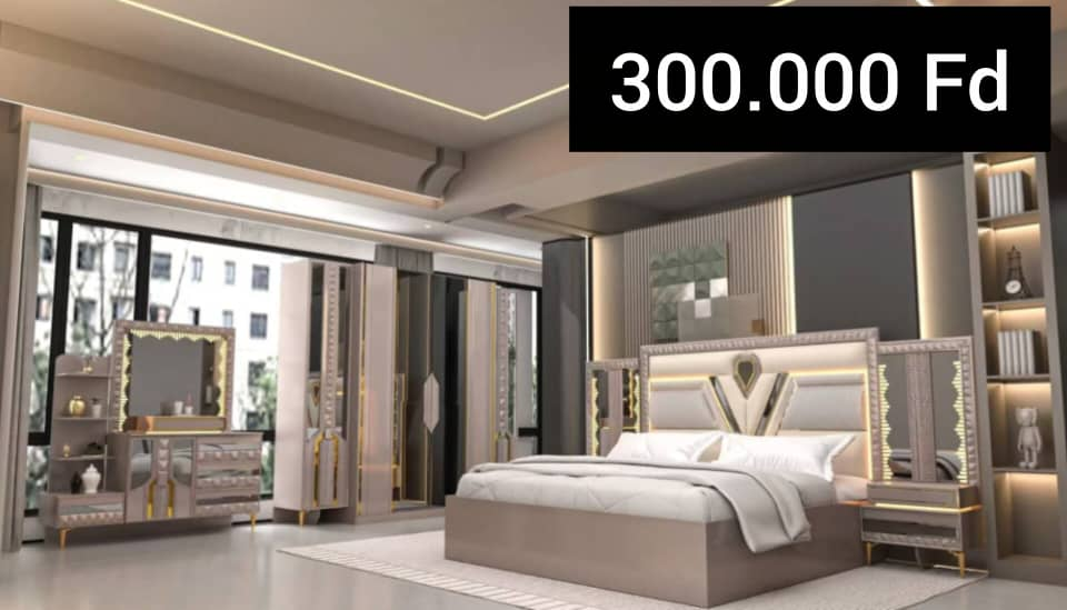 Des chambres à coucher neuves de luxes, haute qualité au design moderne et élégant