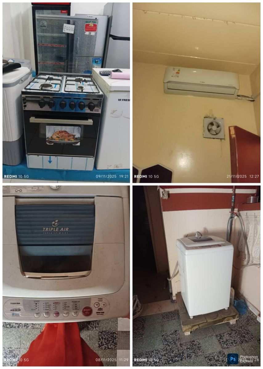 A vendre Électroménager neuf : machine à laver, gazinière, split 2 CV