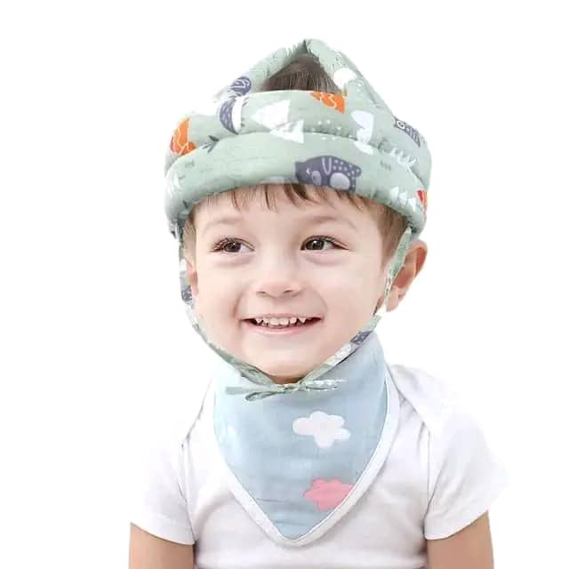 casquette de sécurité pour votre bébe contre les blessures et les bosses