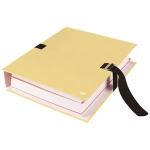 Chemise de classement A4 en carton avec sangle de fermeture