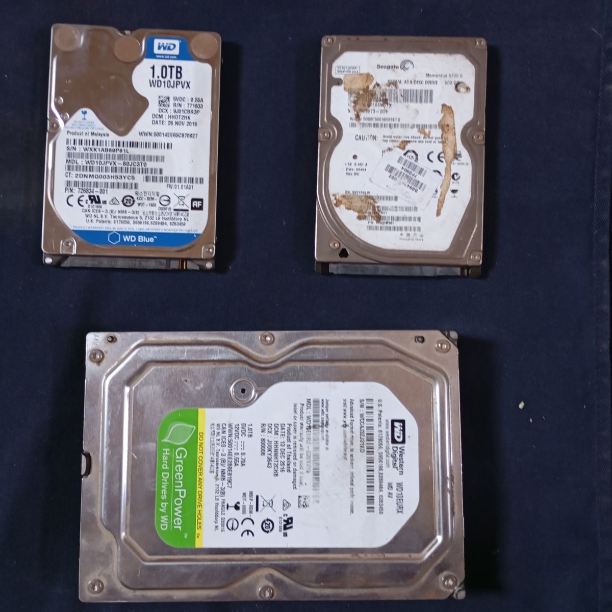 Lot de 3 disques durs fiables pour augmentation du stockage