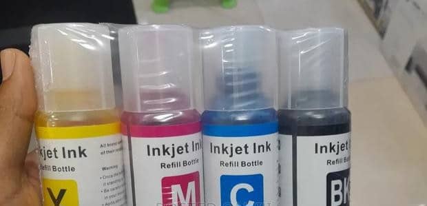 Encres pour imprimante (Y-M-C-BK) disponibles à Djibouti