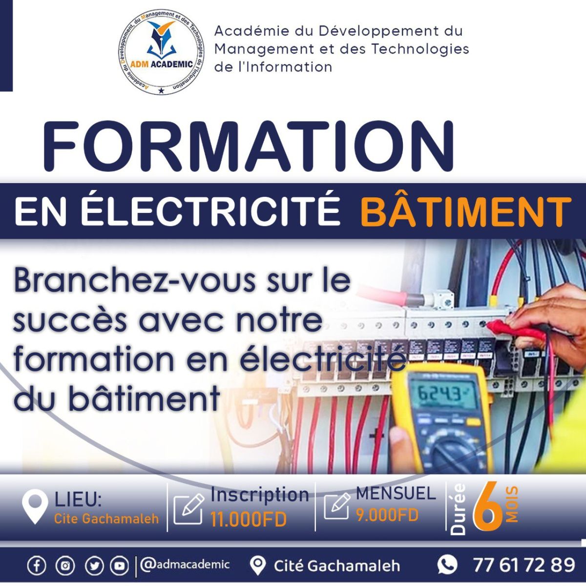 Formation en electricité de bâtiment - Devenez un pro en 6 mois !