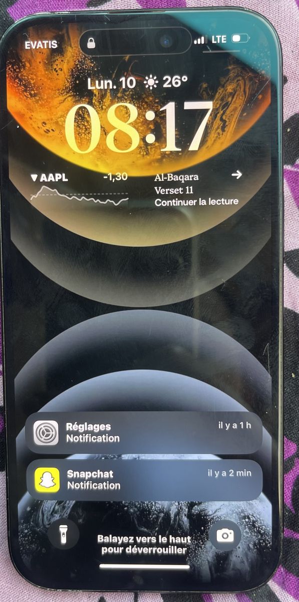 iPhone 15 Noir 128 Go, Paiement en 2 Tranches