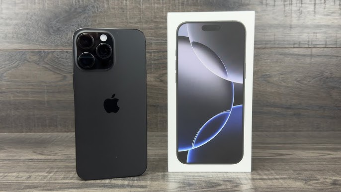 Nouveau iPhone 16 Pro Max Noir 256 Go - Jamais utilisé