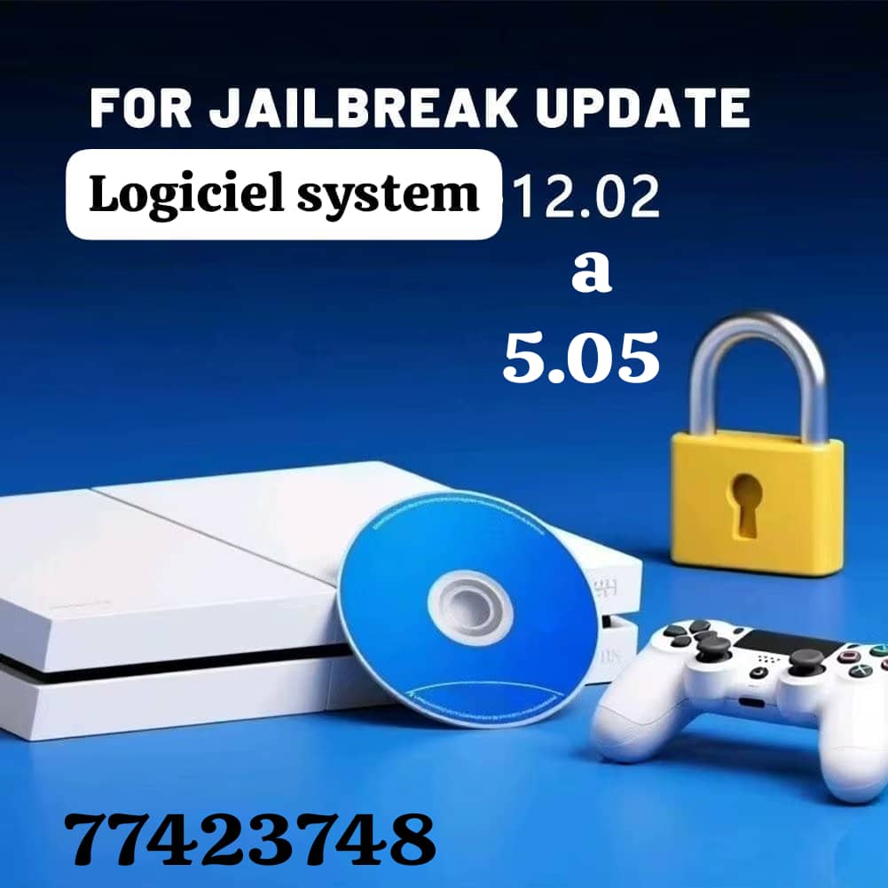 Jailbreak PlayStation 4 disponible Logiciel système 5.05 a 12.02 Et aussi Installation tout les jeux et programmes Playstation 2.3& 4
