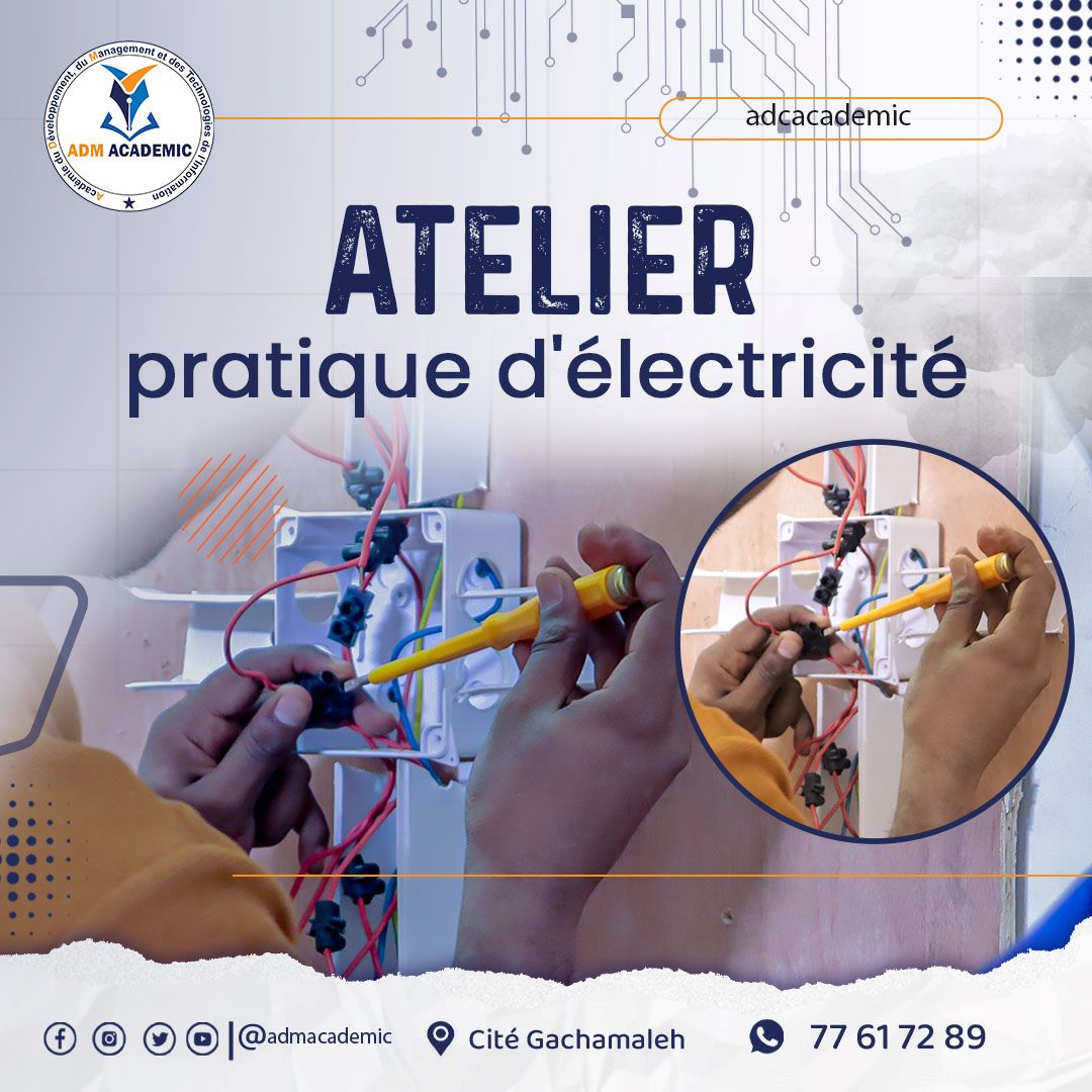 Formation en électricité pratique à ADM ACADEMIC
