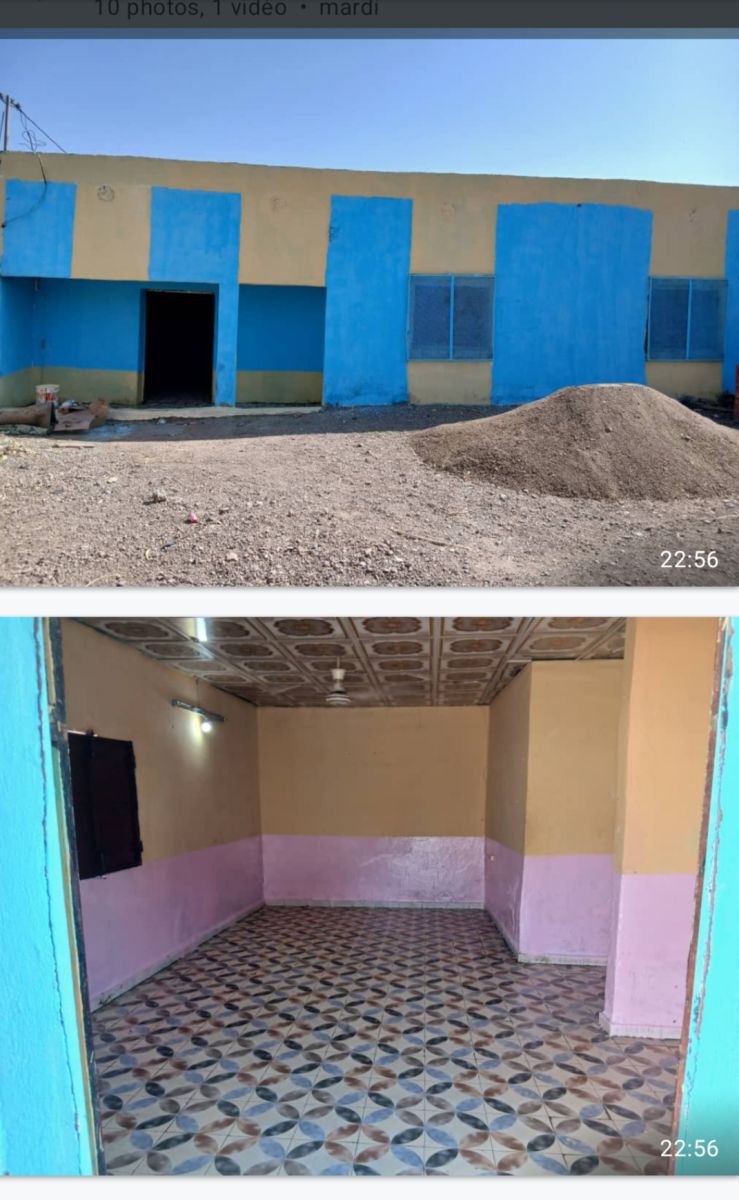 Maison F3 rénovée à Ali Sabieh, emplacement stratégique avec parking