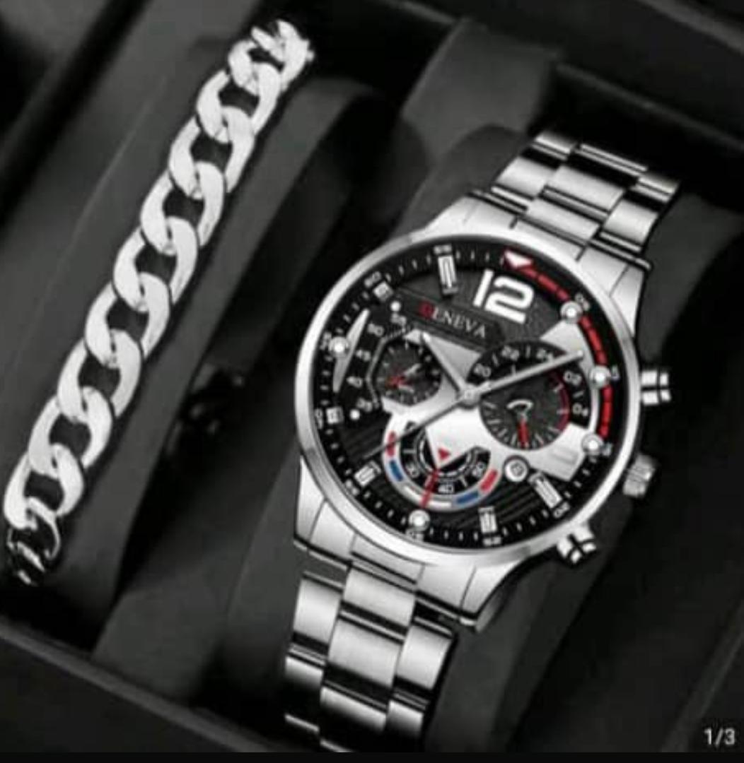 Montre avec chaîne à main - neuve, excellent état