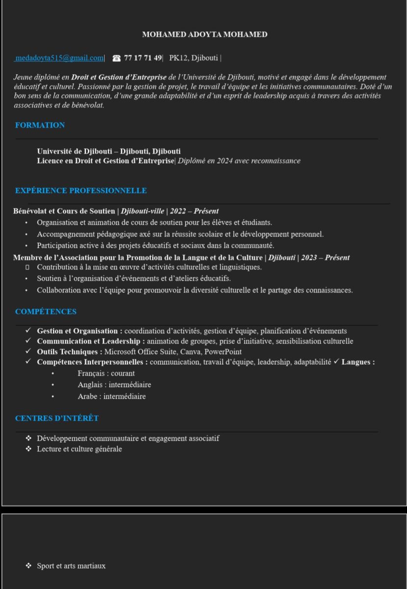 Employé dynamique avec licence en droit et gestion d\'entreprise