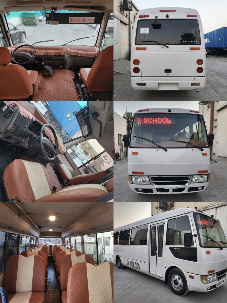 Bus de location Mitsubishi Rosa - 35 places, climatisation et entretien impeccable
