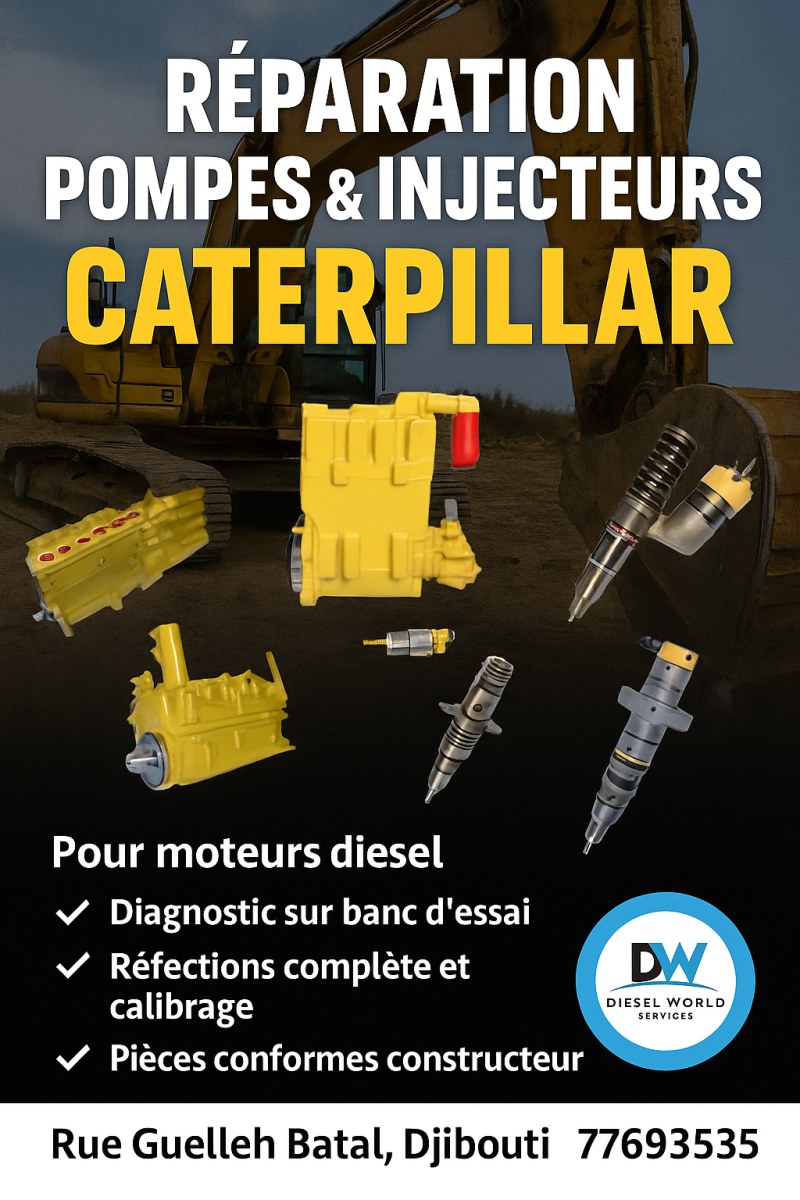 Reparation experte de pompes et injecteurs Caterpillar