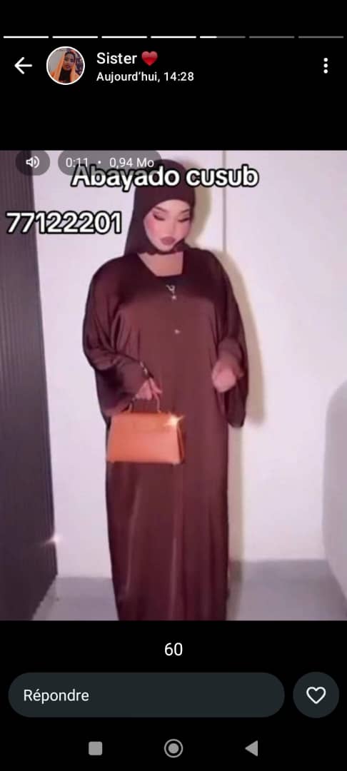Abaya en excellent état