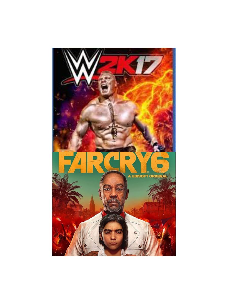 Offre combiné de 2 jeux PS4 Far Cry 6 et WWE 2k17 en parfait état