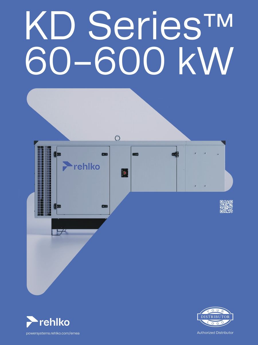 Groupe électrogène REHLKO (SDMO / KOHLER) - Étude, installation et SAV inclus