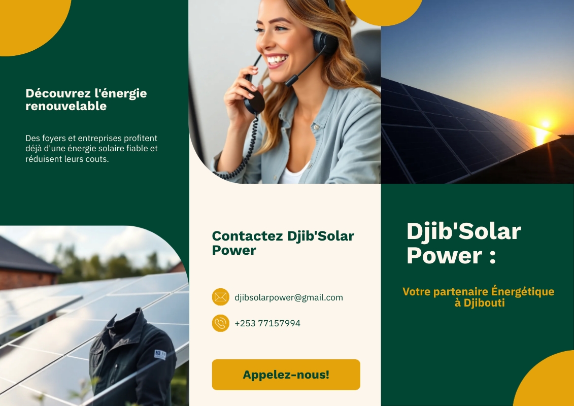 Fourniture et Installation solaire pour particuliers et entreprises - Djib\'solar Power