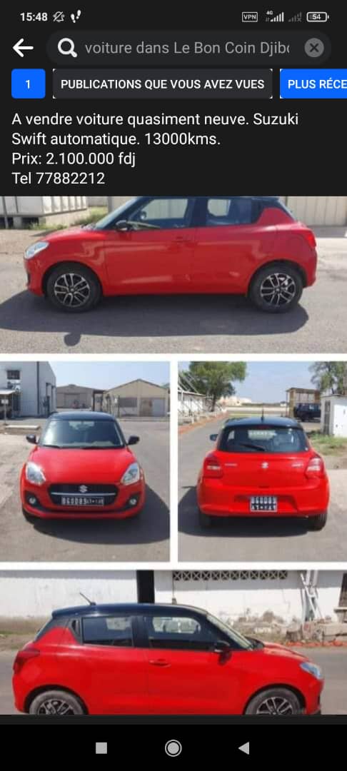 Suzuki Swift 2019 à louer - Toutes options