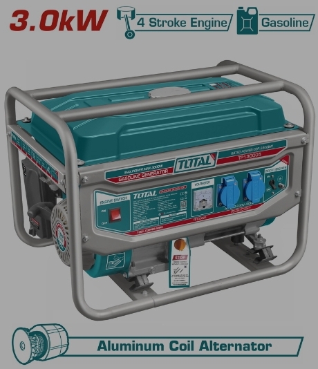 Generator Gasoline 3000 W, neuf, 220V, 50HZ, 3000W, négociable