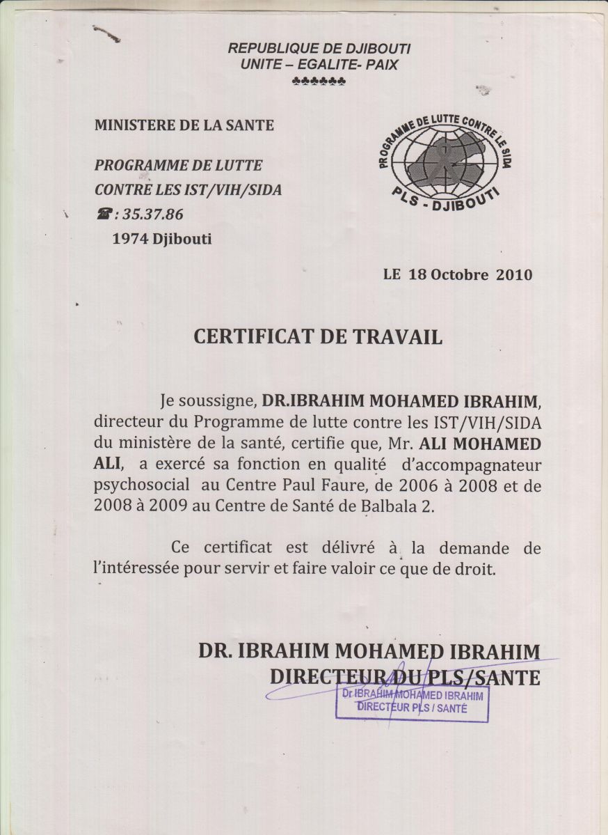 Agent d\'Accompagnateur psychosociale spécialisée en VIHi