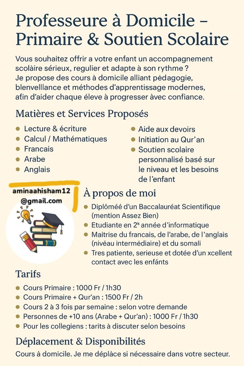 Cours à domicile pour enfant, pédagogie moderne et bienveillance