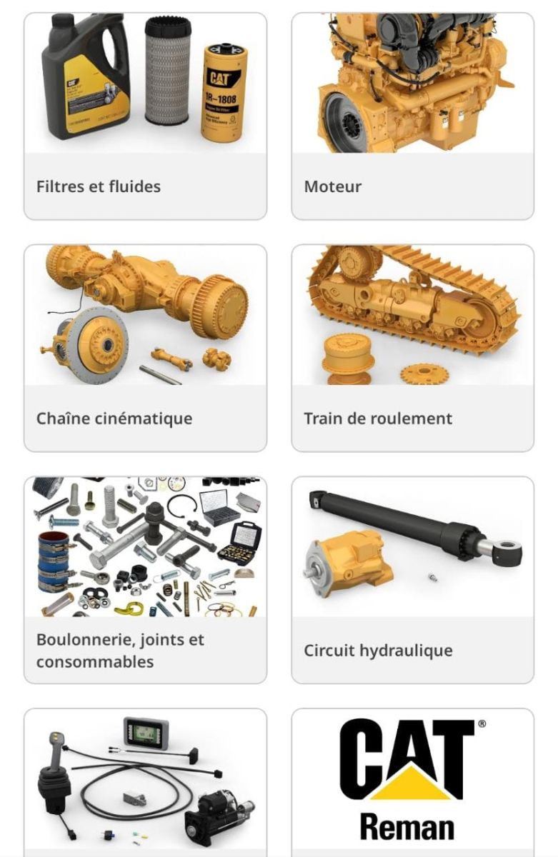 CAT Central – Pièces CAT Disponibles