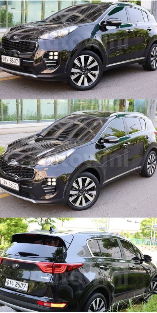 Kia Sportage 2018 Noir, automatique, diesel à louer