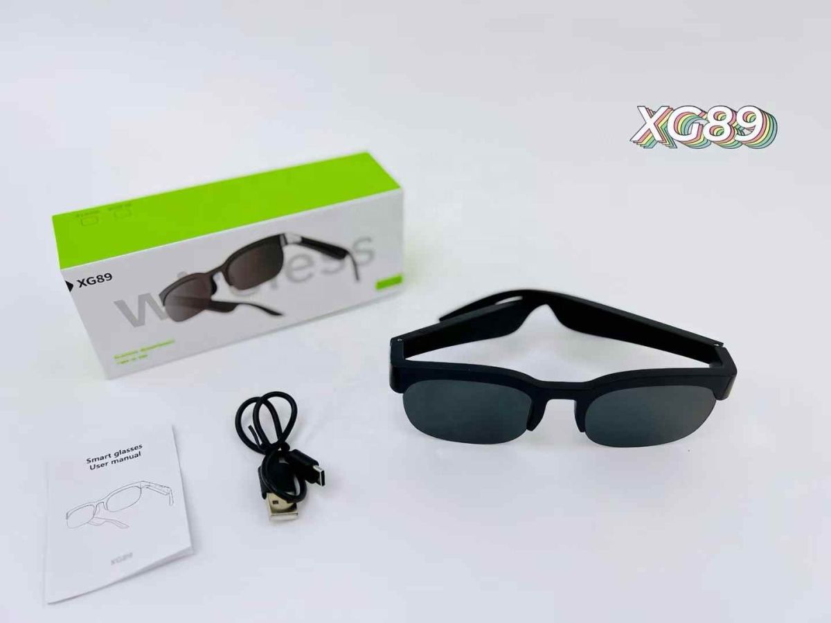 Lunettes connectées XG89 avec son clair et appels mains libres