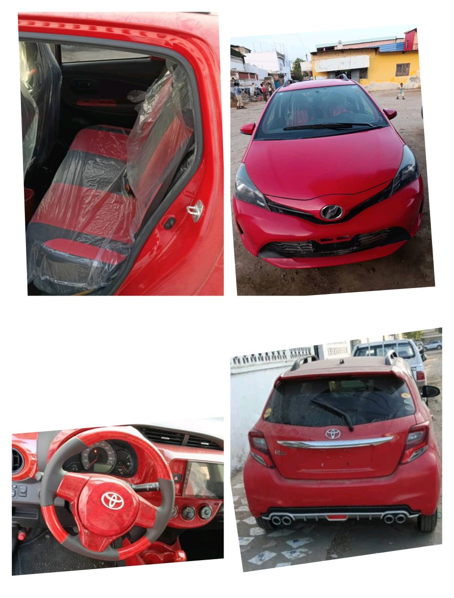 2 voitures Toyota à vendre une Vitz 2017 Rouge et une Probox