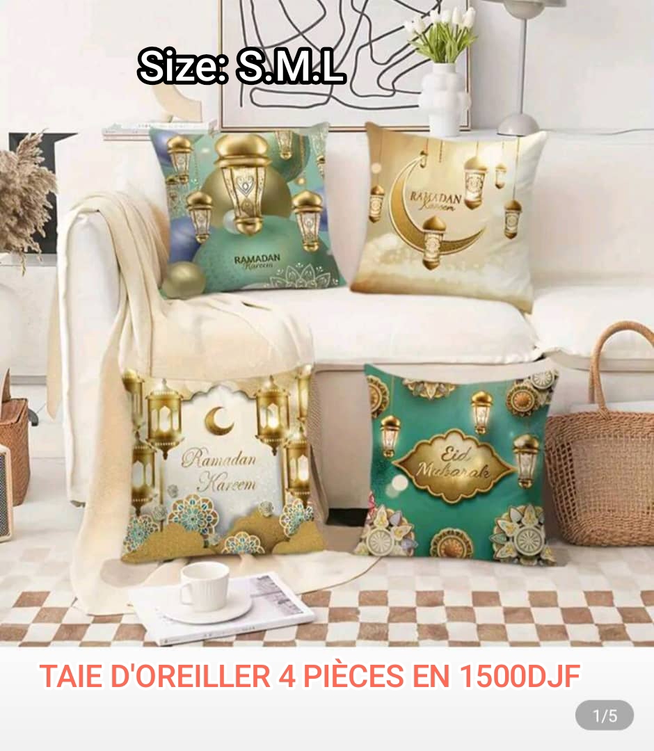 Taies d\'oreiller stylées pour le mois de Ramadan