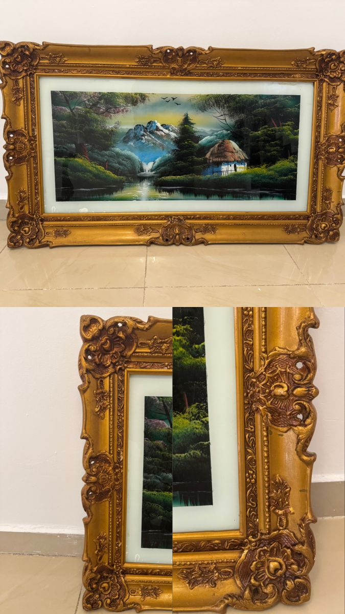 Cadre de décoration pour salon ou pièces - Grande taille