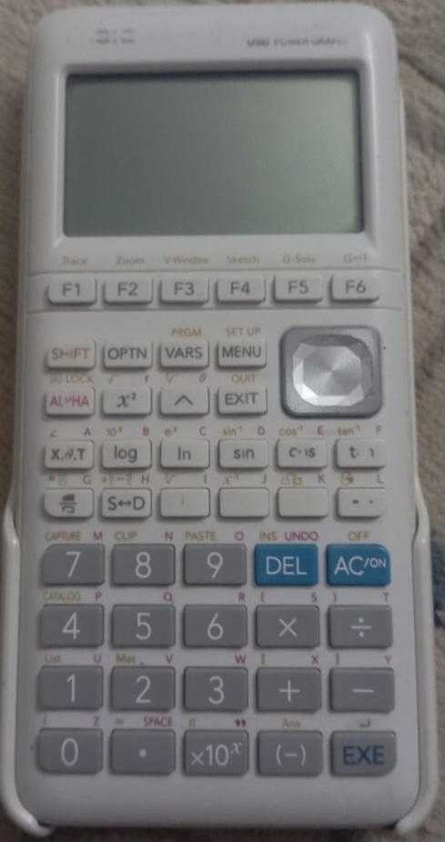 Calculatrice graphique Casio Python blanche pour bacheliers 2026
