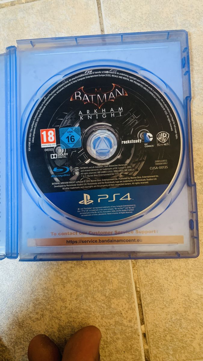 CD Batman - Jeu vidéo PS4 - Action & Aventure