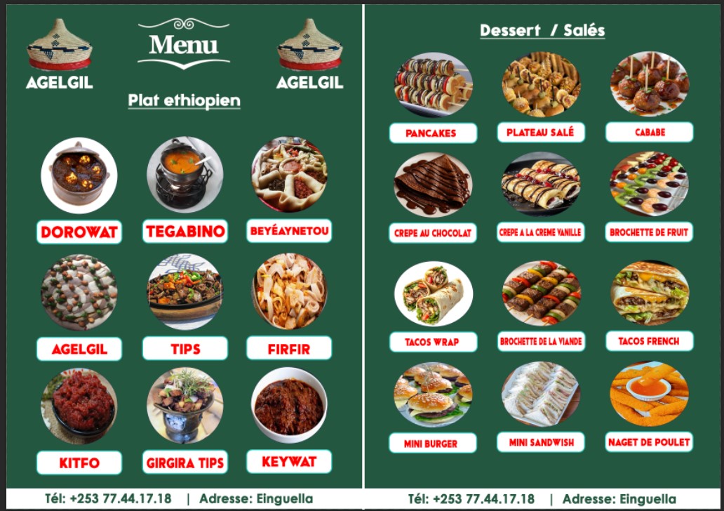 Plats éthiopiens et desserts européens à emporter - Commandez maintenant !