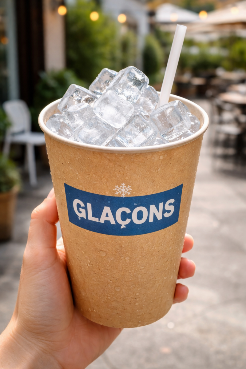 Distribution de glaçons à domicile