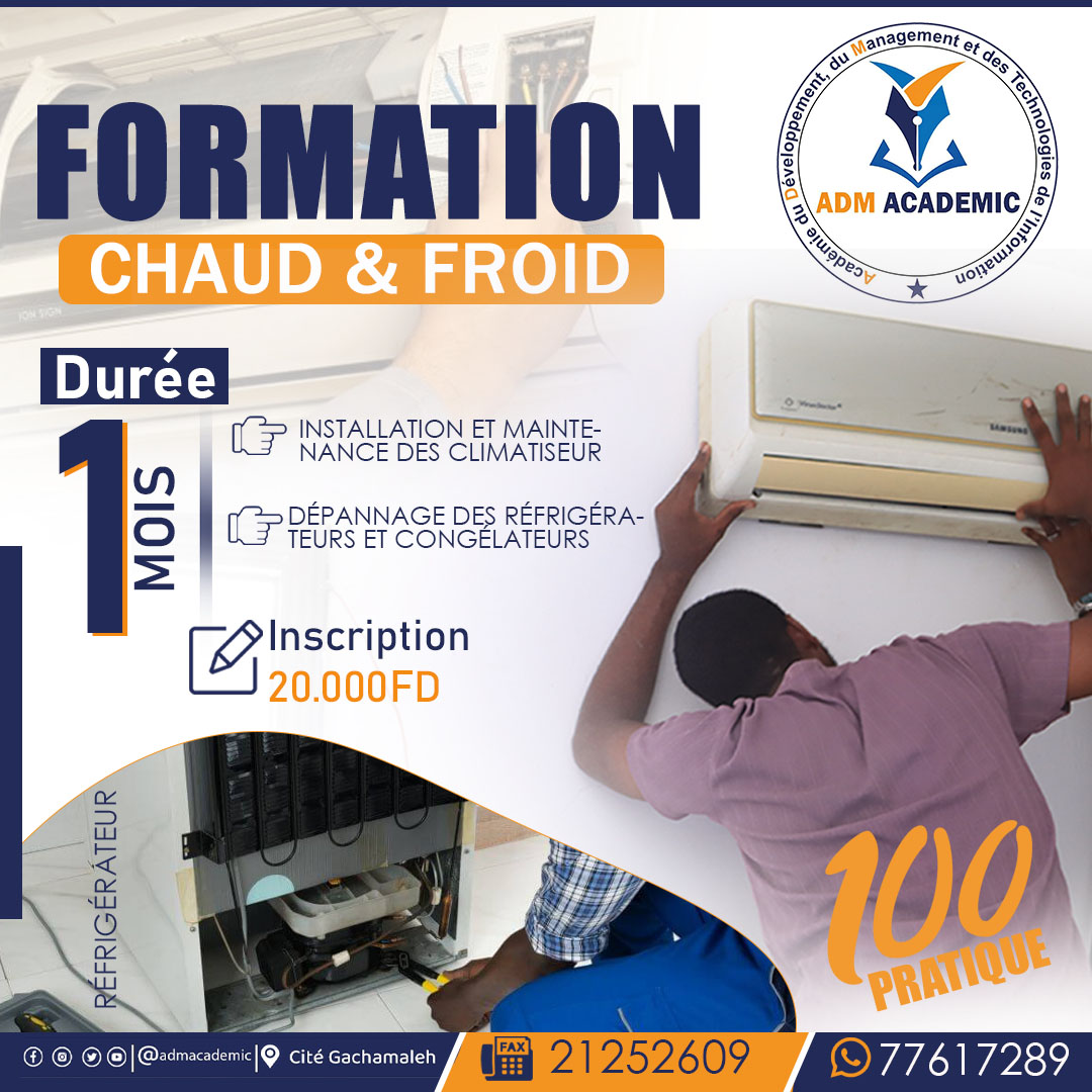 Formation en climatisation et réfrigération pratique et certifiée