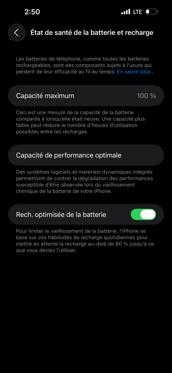 iPhone 14 Pro Max, batterie 100%, comme neuf