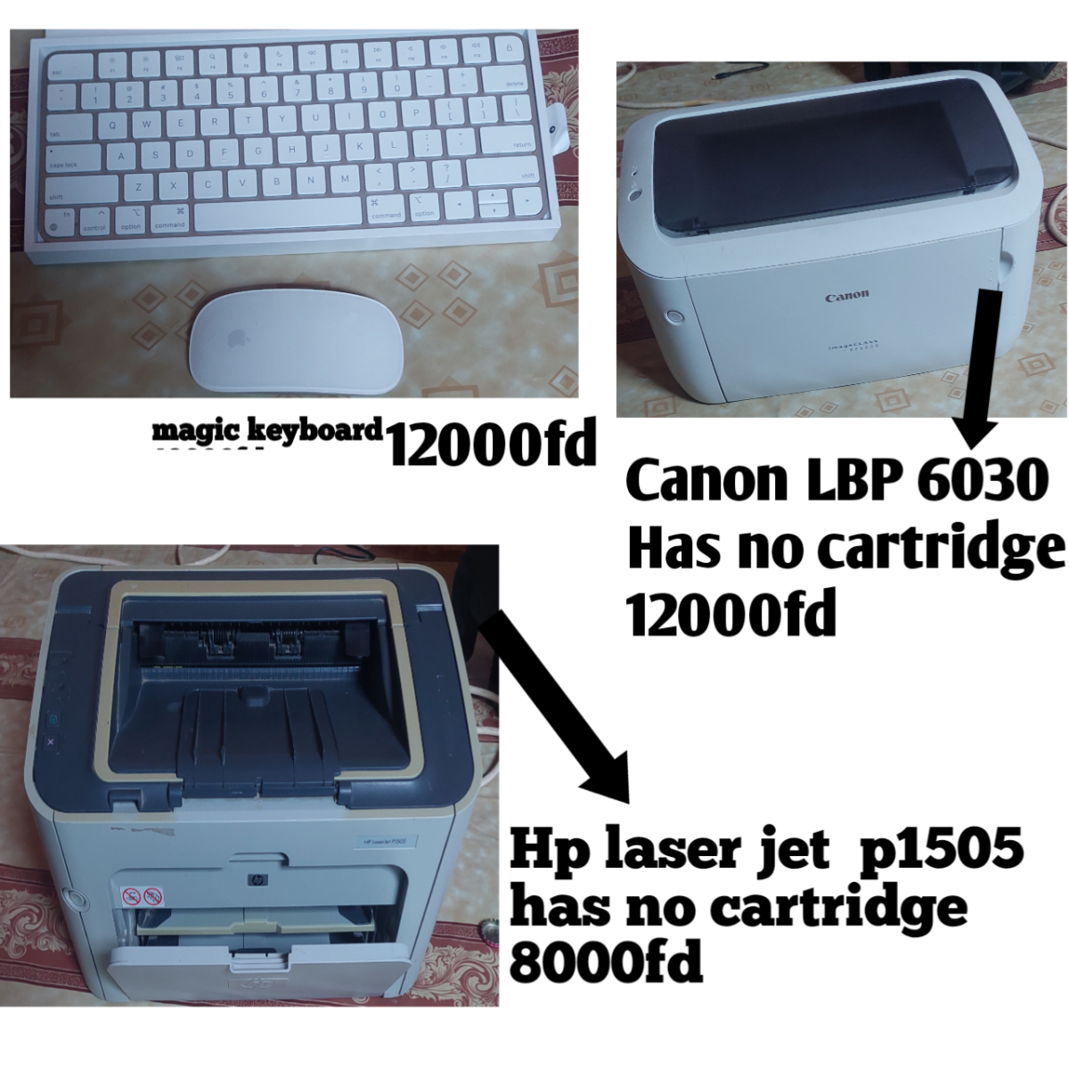 Imprimantes de qualité et clavier magique neuf