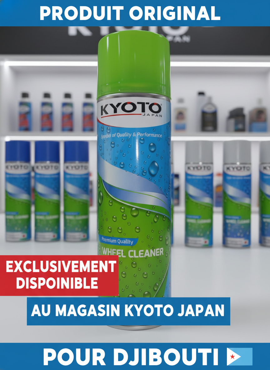Nettoyant jantes KYOTO JAPAN, élimine efficacement la saleté et les dépôts